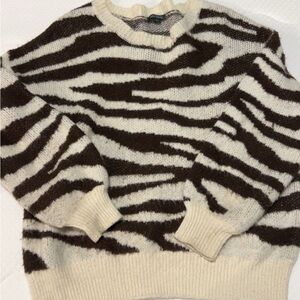 Zebra Print Sweater